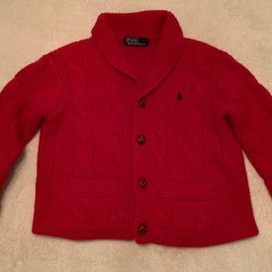 Polo Ralph Lauren Cashmere Sweater Red 2-4T